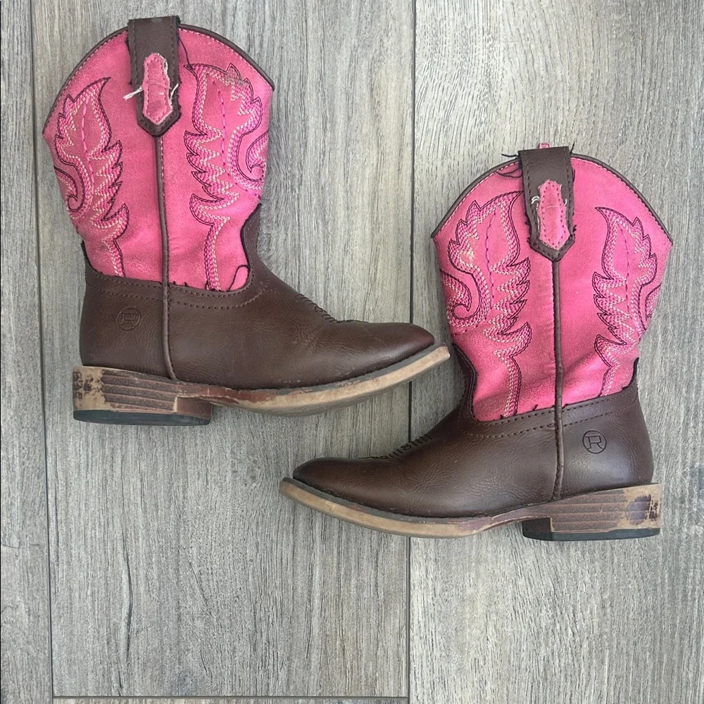 Toddler Girls Roper Cowgirl Boots - Picture 5 of 7